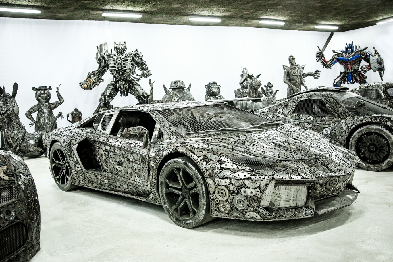 Scrap metal Lambo