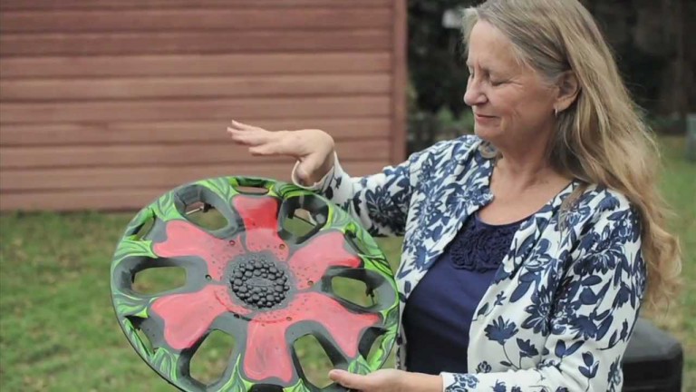 Sharon Zigrossi of Blooming Hubcaps